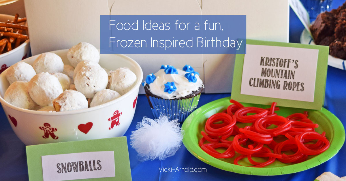 Frozen Birthday Party Ideas Food
 Food Ideas for a Frozen Themed Birthday Party Simply Vicki