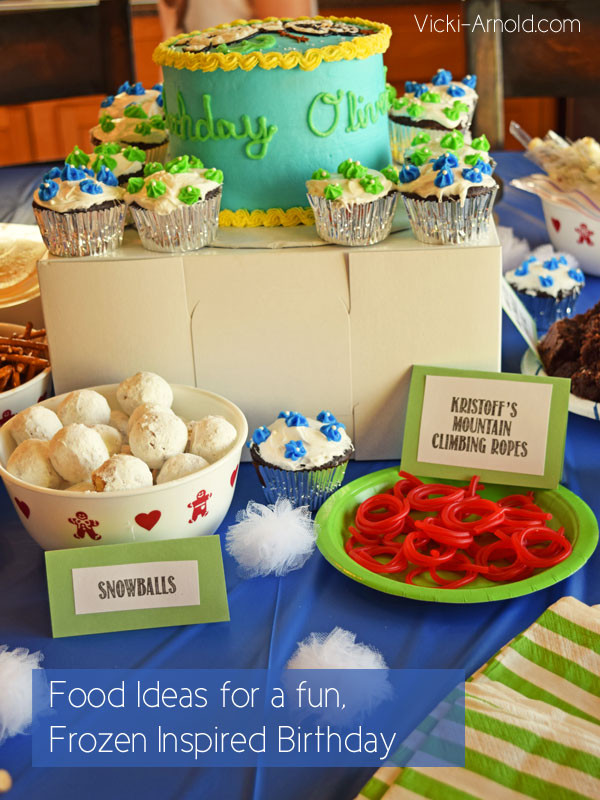 Frozen Birthday Party Ideas Food
 Food Ideas for a Frozen Themed Birthday Party Simply Vicki