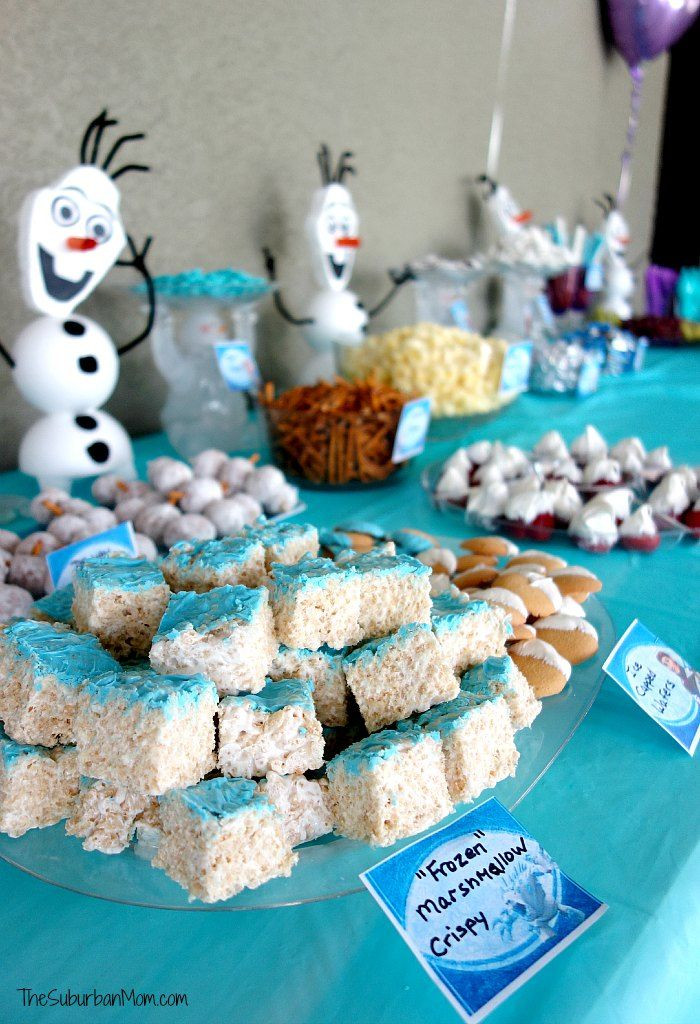 Frozen Birthday Party Ideas Food
 Frozen Birthday Party Decorations Food Games Printables
