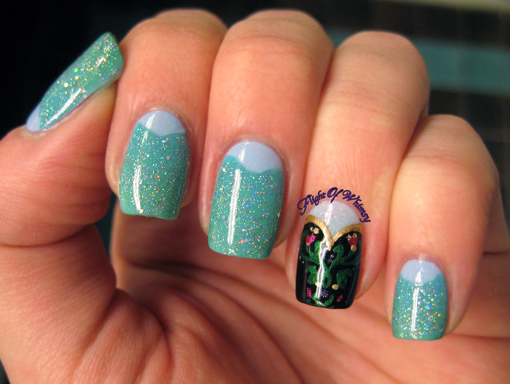 Frozen Nail Designs
 Disney Every Day