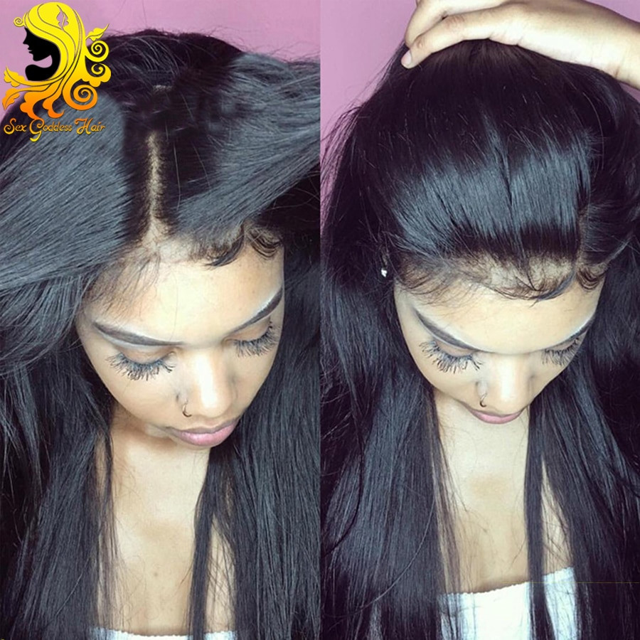 Full Lace Wigs With Baby Hair
 Aliexpress Buy Silk Top Full Lace Wigs Baby Hair