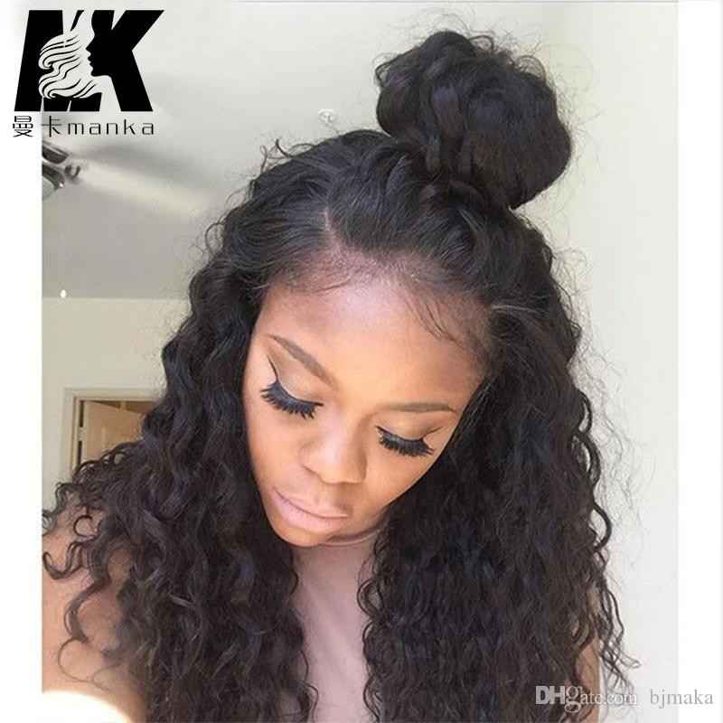 Full Lace Wigs With Baby Hair
 Pre Plucked Natural Hairline Full Lace Wig Human Hair Lace