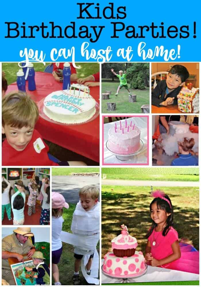 Fun Activities For Kids Birthday Party
 How to Throw Kids Birthday Parties at Home Mom 6