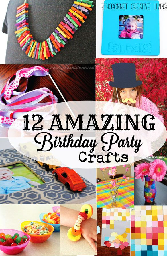 Fun Activities For Kids Birthday Party
 12 Birthday Party Craft Activities for Kids
