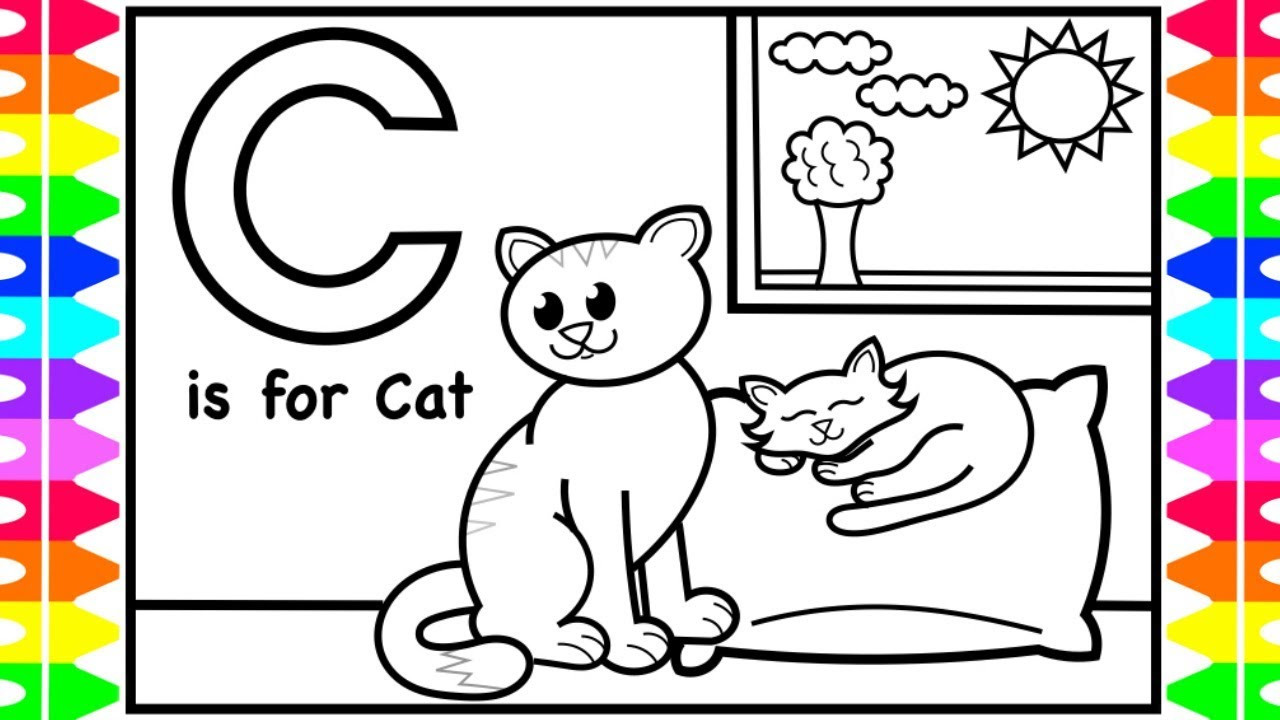Fun Coloring Pages For Kids
 ABC Coloring Pages for Kids