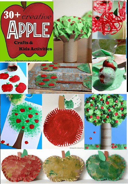 Fun Crafts For Preschoolers
 30 Apple Crafts for Preschool