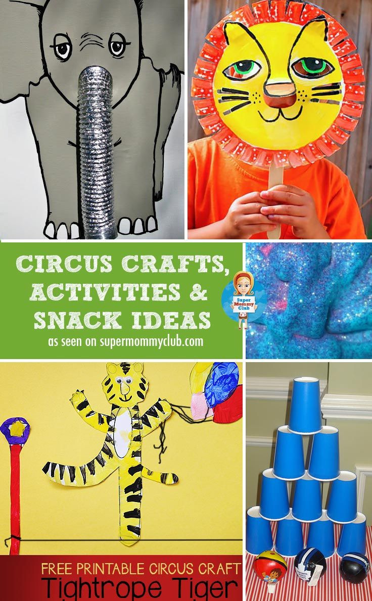 Fun Crafts For Preschoolers
 Brilliant Circus Crafts Your Toddlers will LOVE