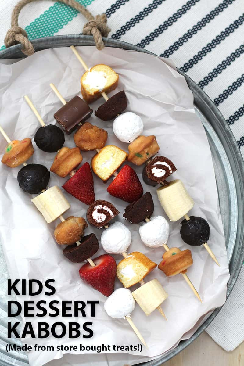 Fun Dessert Recipes For Kids
 Kids Dessert Kabob The Crafting Chicks