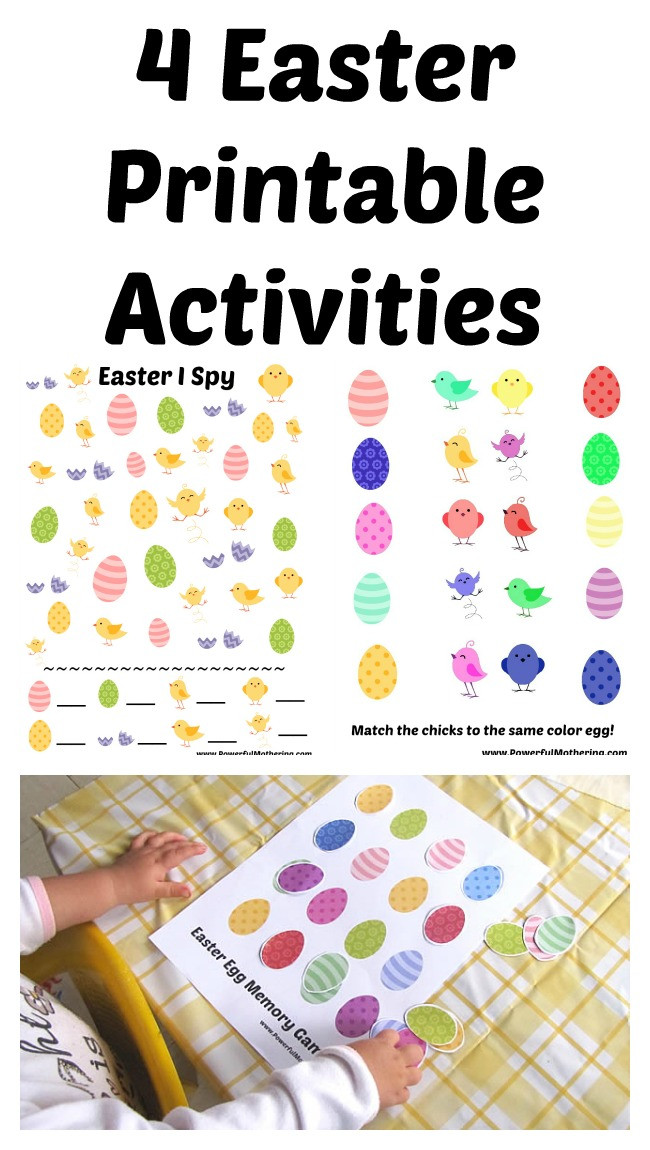 Fun Easter Activities
 Easter Printable Activities for Kids