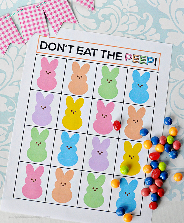 Fun Easter Activities
 Don t Eat the Peep Easter Game