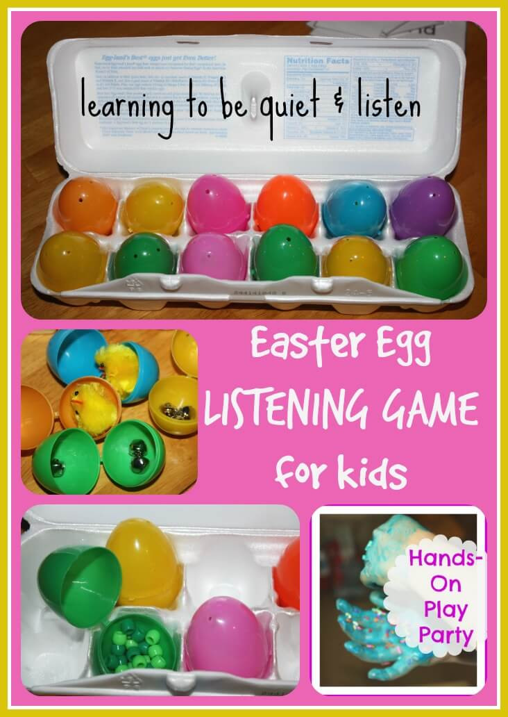 Fun Easter Activities
 Egg Listening Game for Easter Early Learning Activities