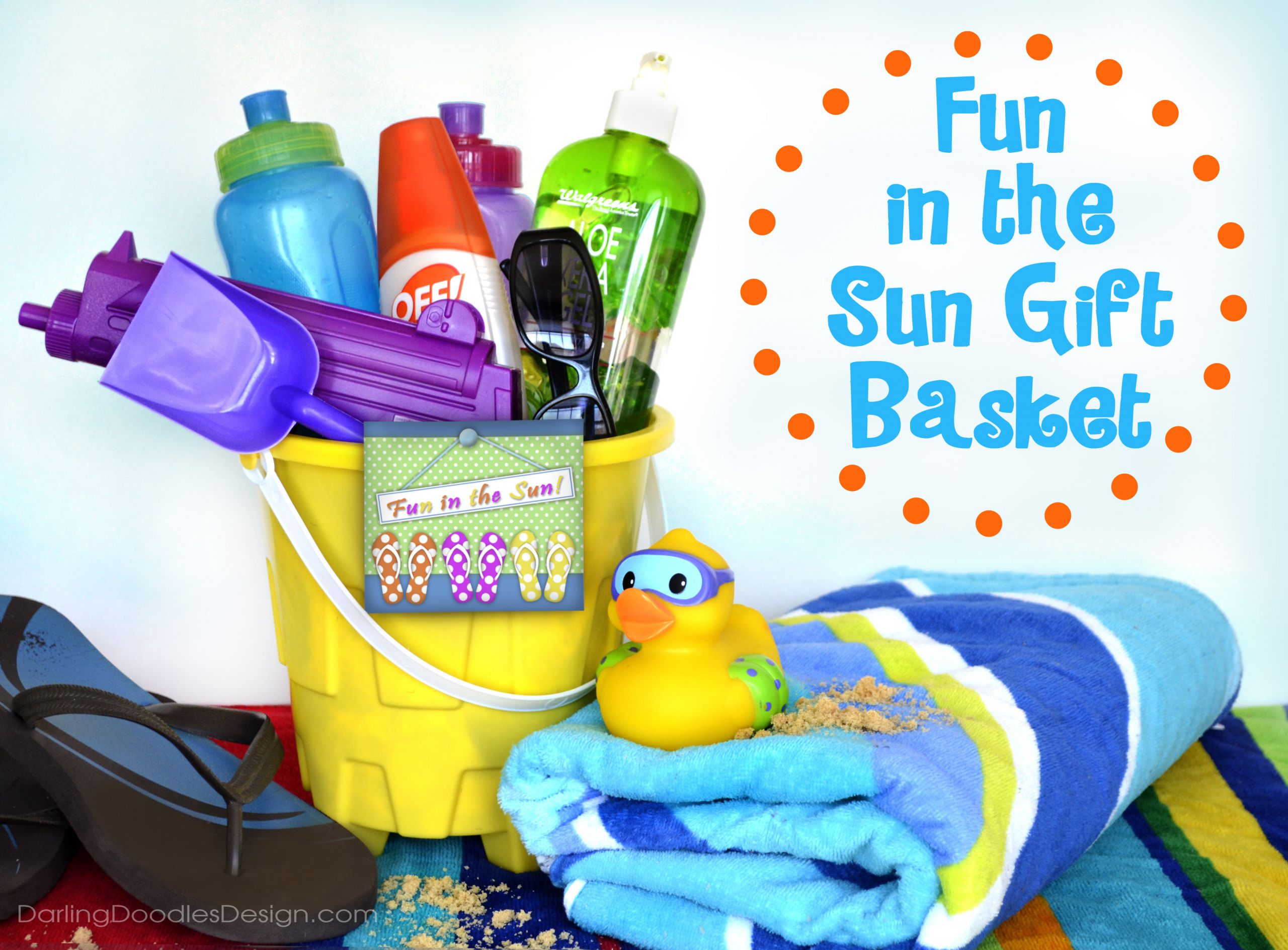 Fun In The Sun Gift Basket Ideas
 Fun in The Sun Darling Doodles