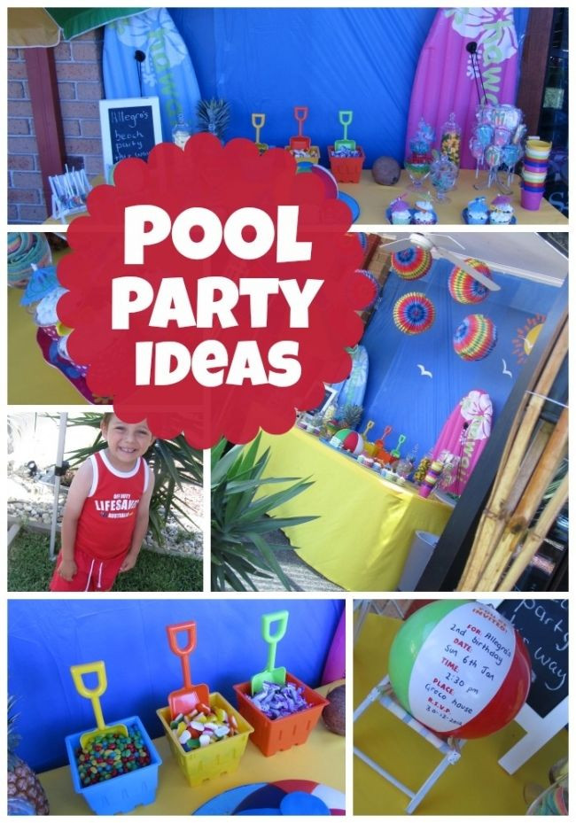 Fun Pool Party Ideas
 A Joint Summer Birthday Pool Party