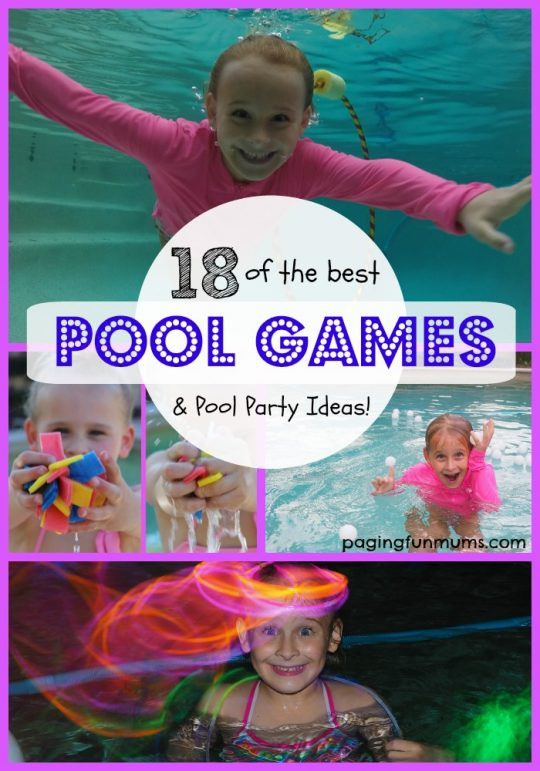Fun Pool Party Ideas
 18 of the Best Swimming Pool Games Paging Fun Mums
