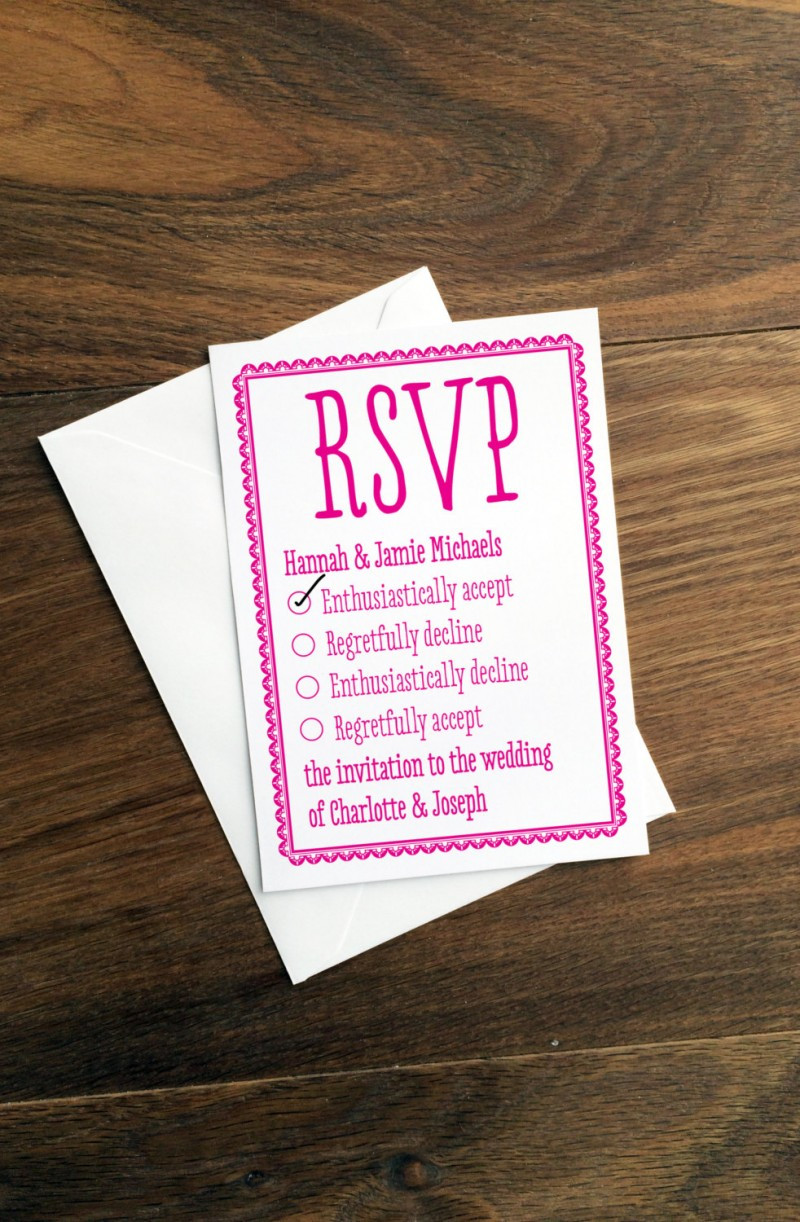 Fun Wedding Invitations
 20 clever and funny wedding invitations