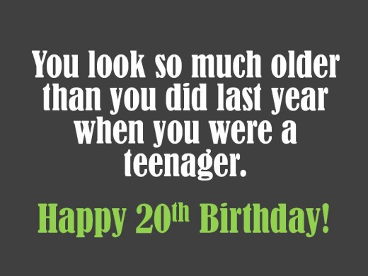Funny 20Th Birthday Quotes
 20th Birthday Wishes What to Write in a 20th Birthday Card