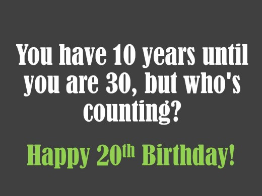 Funny 20Th Birthday Quotes
 20th Birthday Wishes What to Write in a 20th Birthday Card