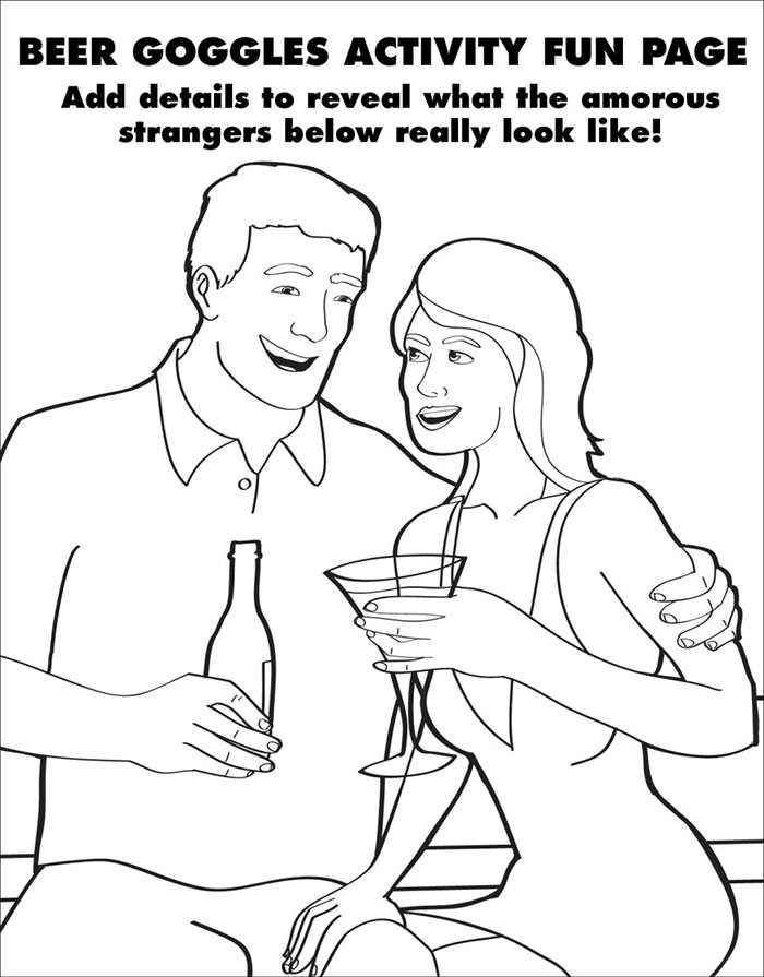 Funny Adult Coloring Pages
 Hilarious and Clever Coloring Book Activities For Adults