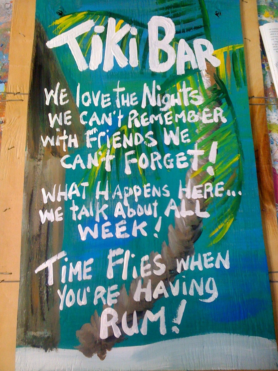 Funny Bar Quotes
 RhondaK mutiple funny saying Tiki Bar Sign with three