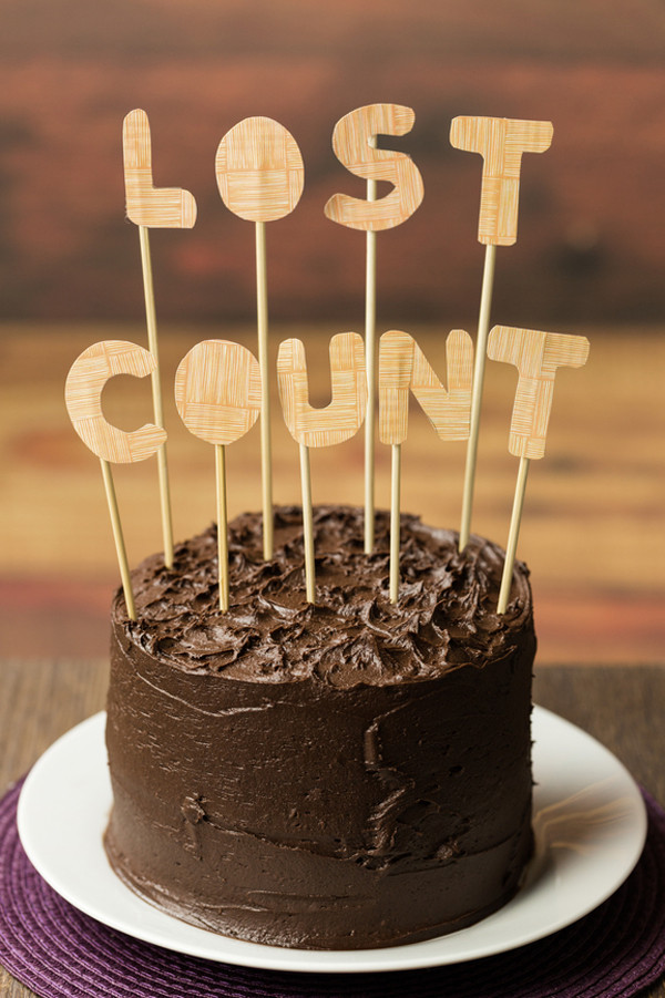 Funny Birthday Cake Images
 Lost count cake topper • A Subtle Revelry