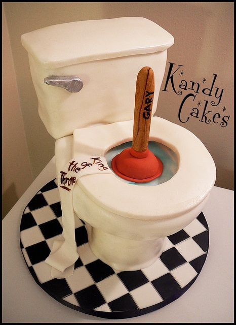 Funny Birthday Cake Images
 Toilet Cake by Kandy Cakes