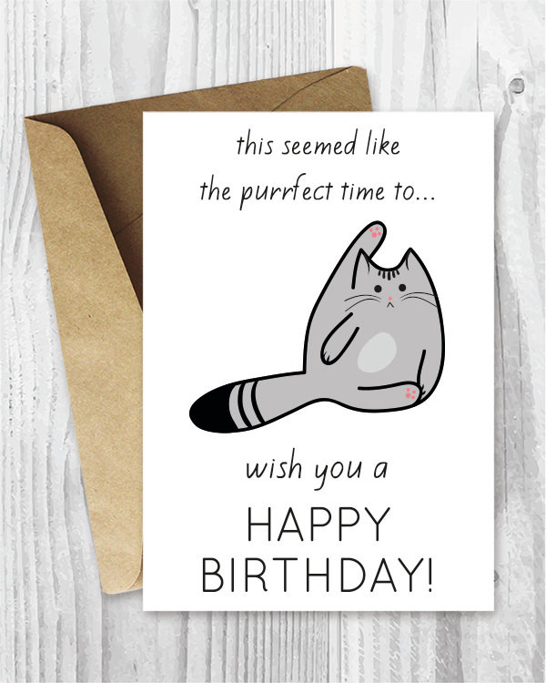 Funny Birthday Card
 Funny Birthday Cards Printable Birthday Cards Funny Cat
