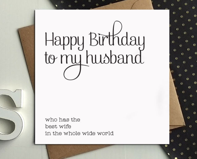 Funny Birthday Cards For Husband
 Funny Birthday Cards Husband From Best Wife Greetings Card