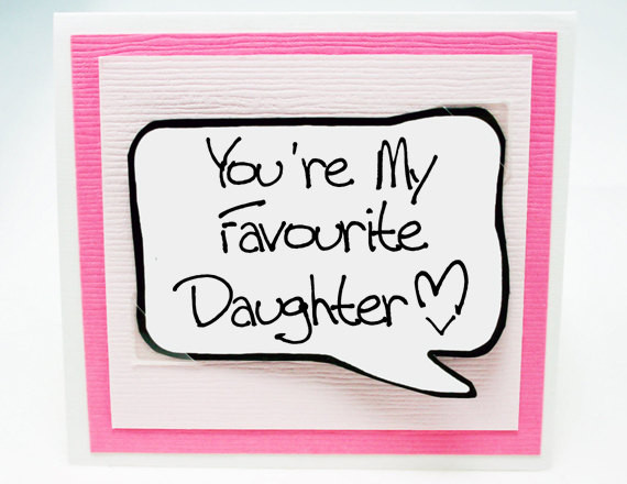Funny Birthday Cards For Mom From Daughter
 Daughter Card Funny Birthday Card for Daughter by