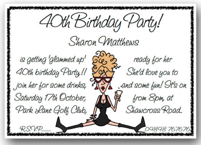 Funny Birthday Invitation Wording For Adults
 Funny Birthday Party Invitation Wording