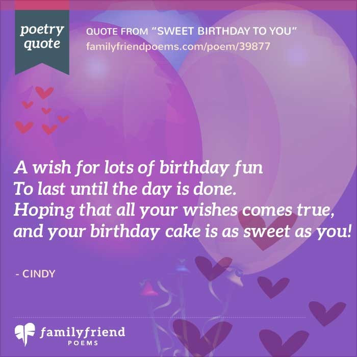 Funny Birthday Poems For Friends
 64 Birthday Poems Happy Birthday Poems and Wishes