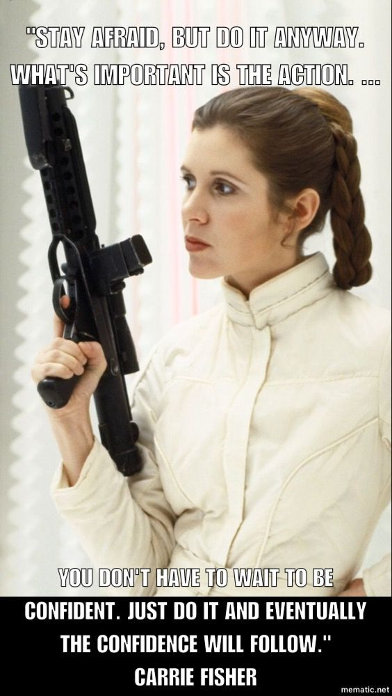 Funny Carrie Fisher Quotes
 Carrie Fisher on confidence from IMDB Quote via