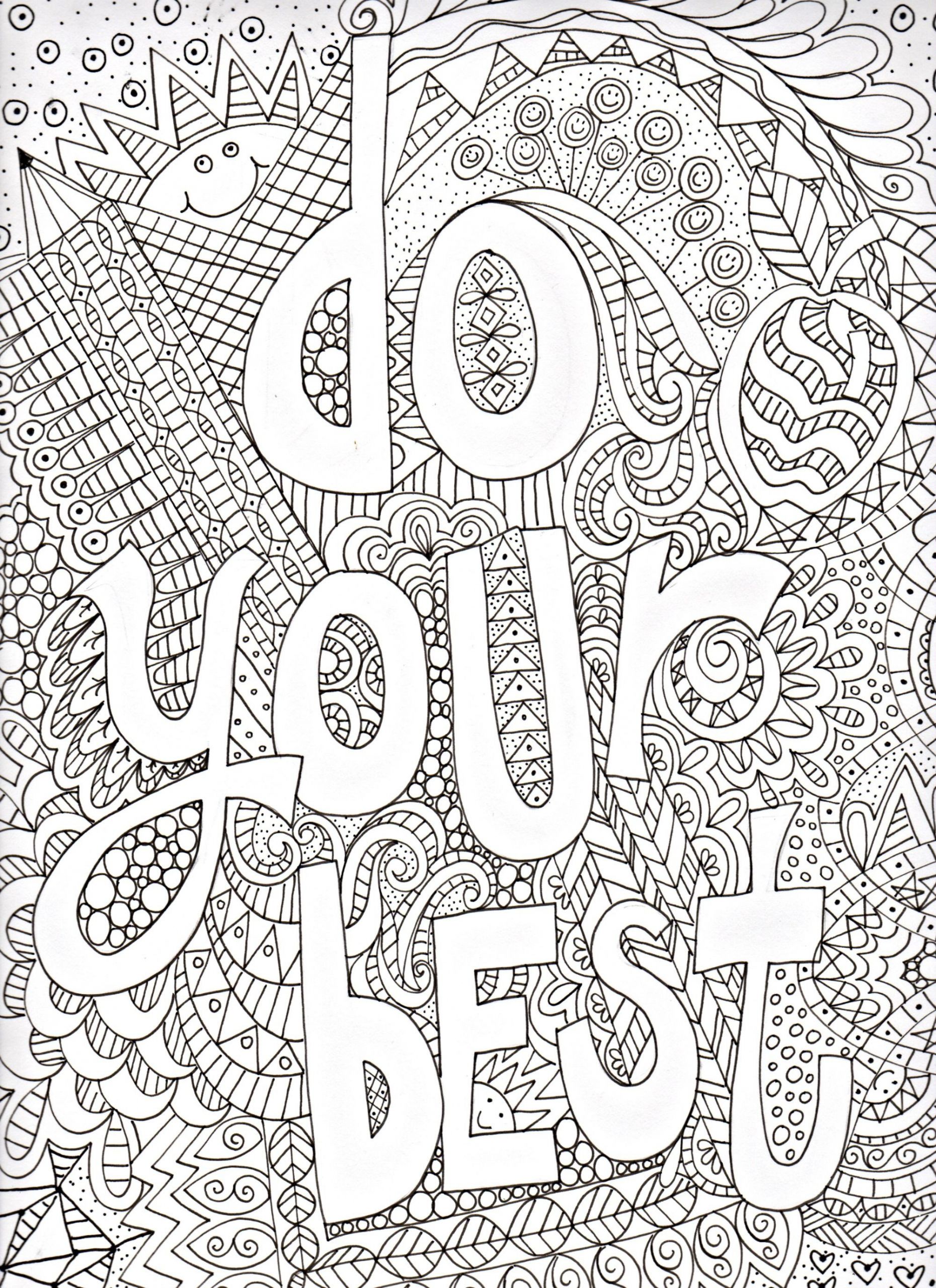 Funny Coloring Pages For Adults
 Get out those colored pencils and have some doodle fun
