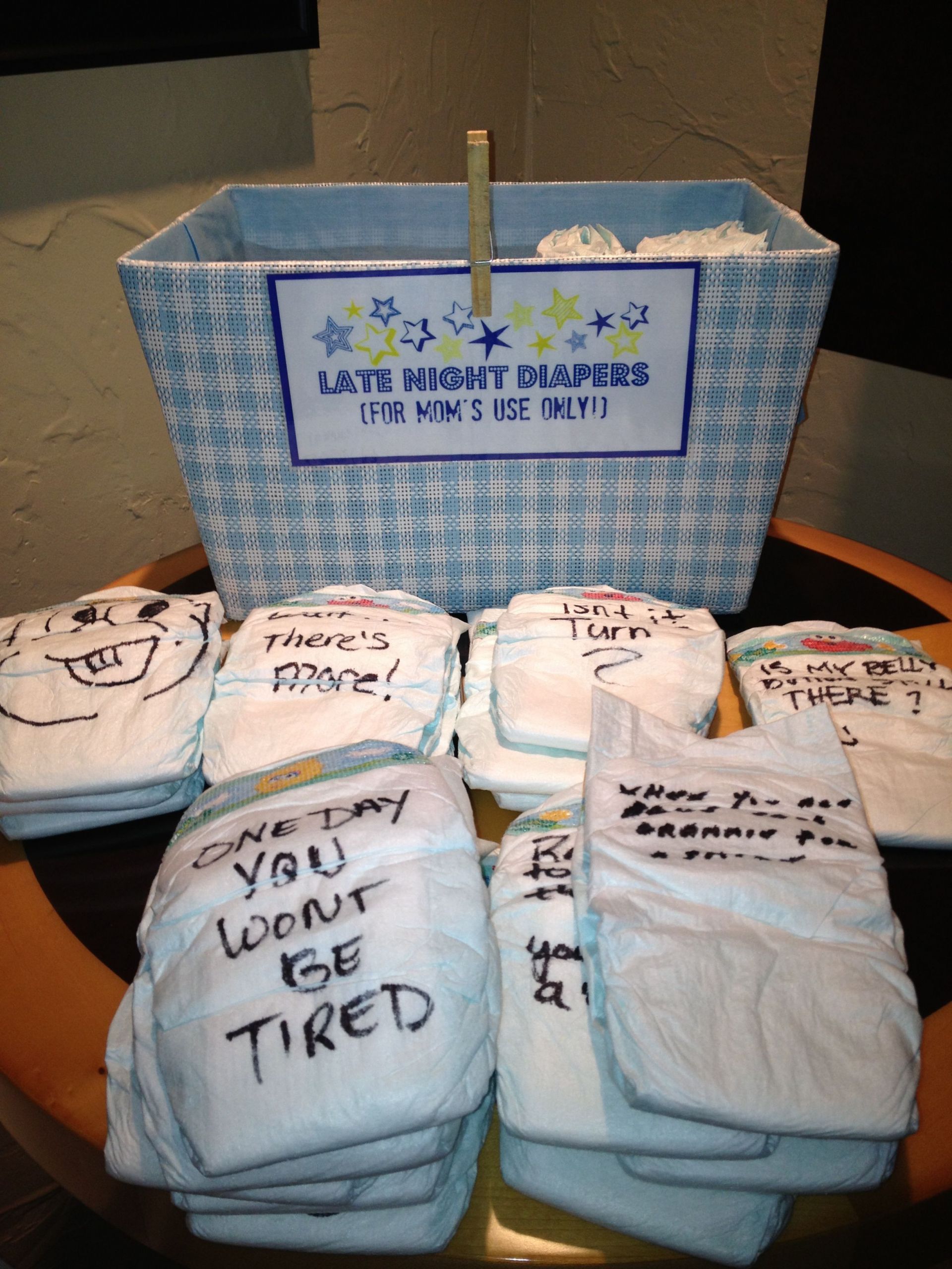 Funny Diaper Quotes For Baby Shower
 at the baby shower we had everyone write down funny