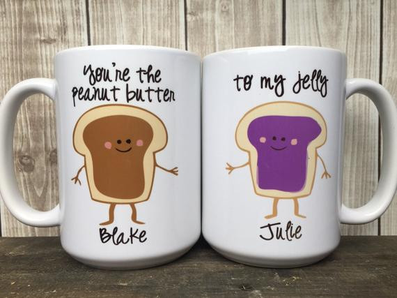 Funny Gift Ideas For Couples
 Couples Gift Mug Set for Couple Cute Gift Idea Engagement