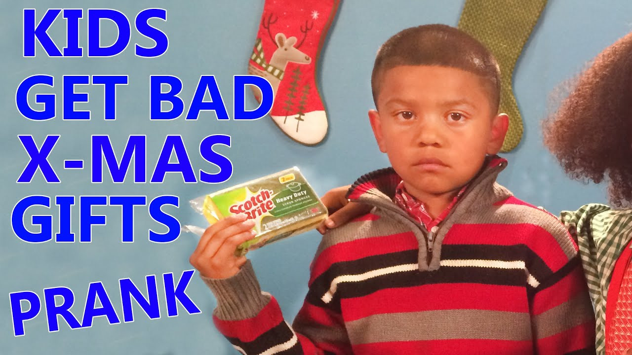 Funny Kids Gifts
 Kids open Bad Christmas Gifts Prank 2014