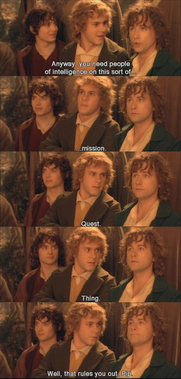 Funny Lord Of The Rings Quotes
 Lord of the Rings spam Page 3 The Black Tower