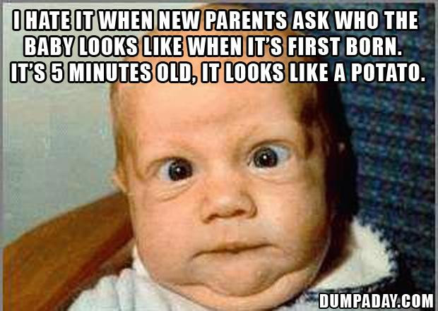 Funny New Baby Quotes
 new born baby is ugly funny baby pictures Dump A Day