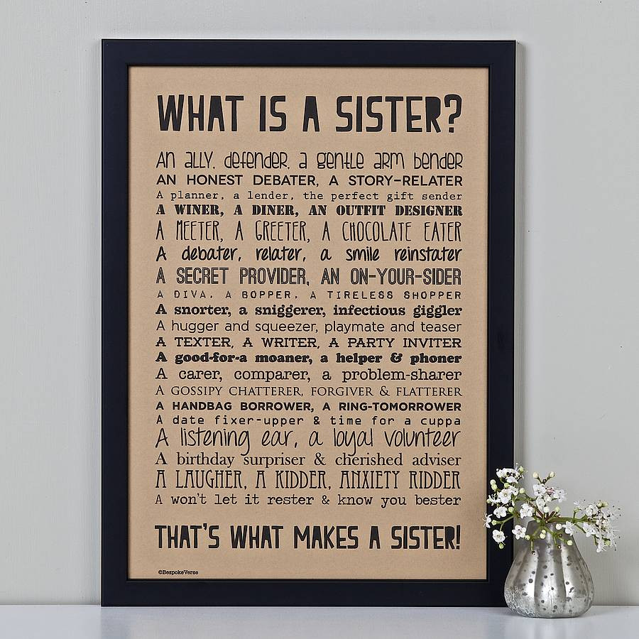 Funny Sister Birthday Poems
 Sister Quotes And Poems QuotesGram
