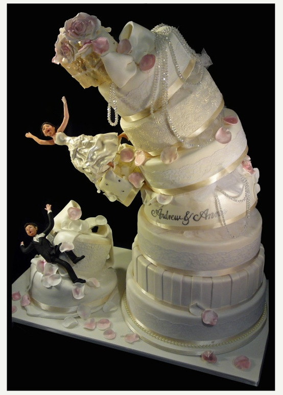 Funny Wedding Cakes
 Forever Sweethearts Amazing Cake