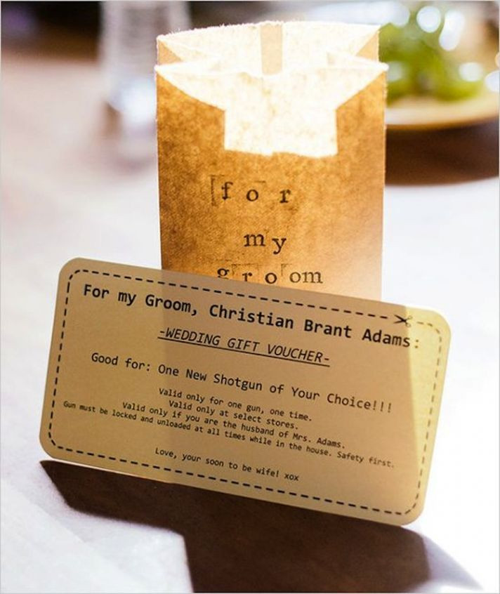 Funny Wedding Gift Ideas
 The Quest to Find the Perfect Groom s Gift