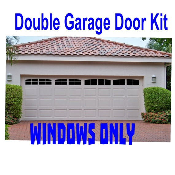 Garage Door Window Kits
 Carriage House Style Faux Windows Garage Door Vinyl Decals
