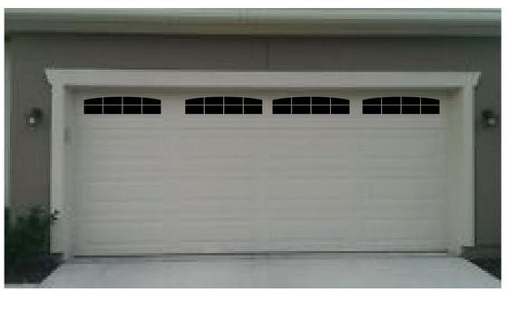 Garage Door Window Kits
 Carriage House Style Faux Double Garage Door Windows With Wide