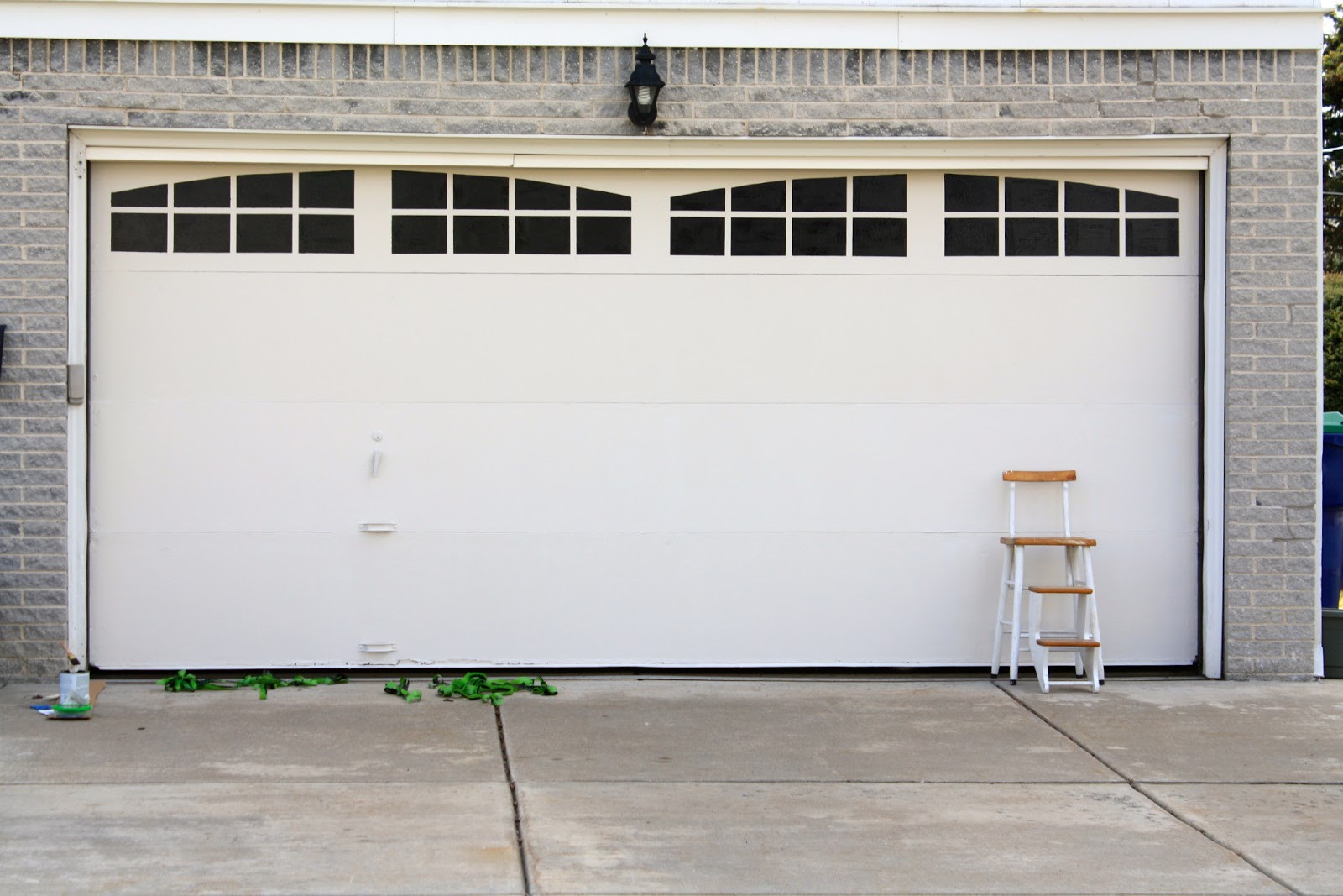 Garage Door Window Panels
 Ballin with Balling Garage Door Facelift for less than $20