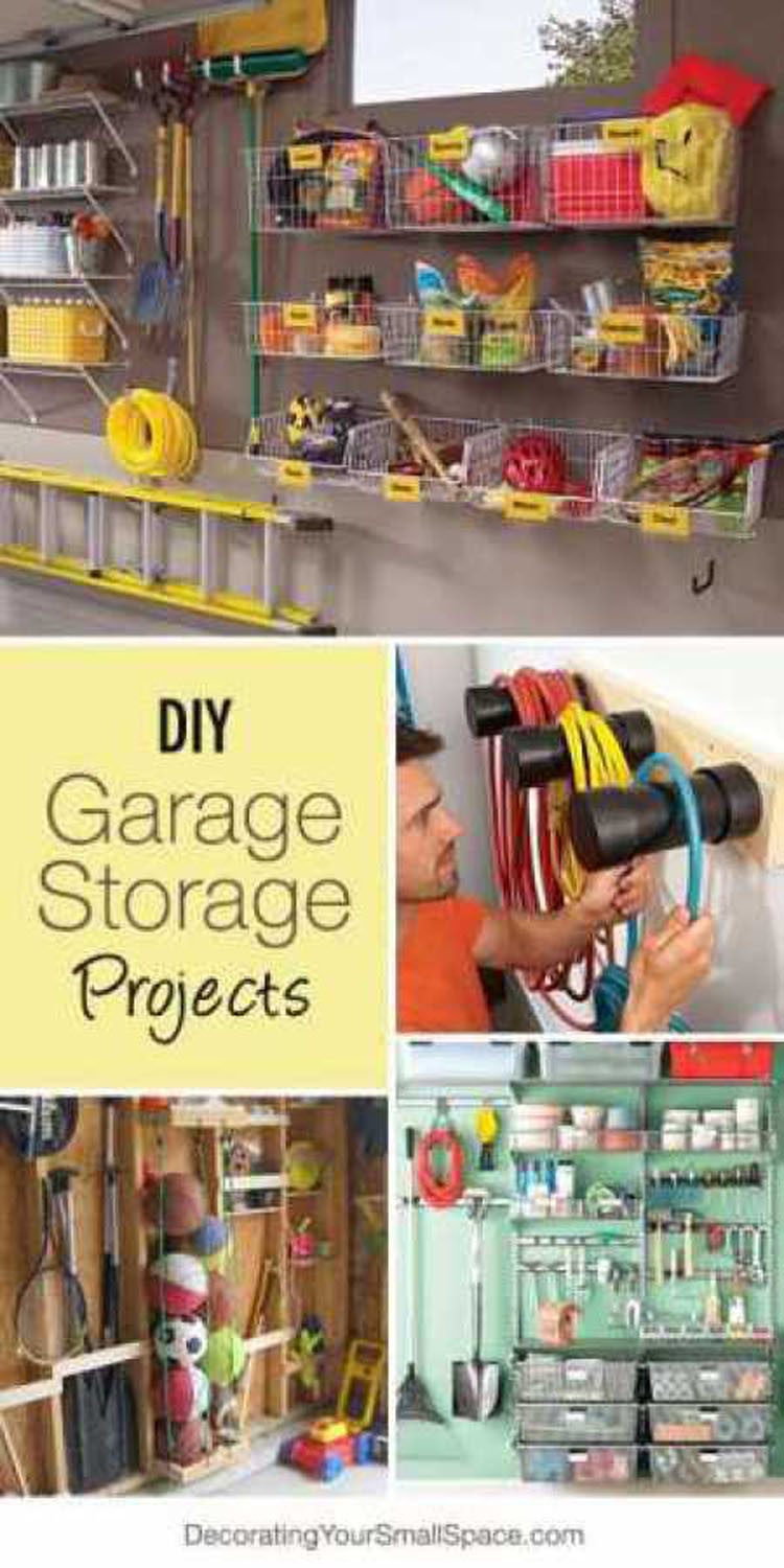 Garage Organization Ideas DIY
 Treasured Tidbits by Tina DIY Garage Storage Ideas