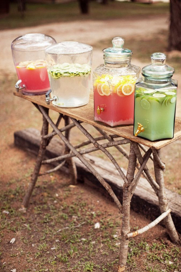 Garden Party Food And Drink Ideas
 15 Creative Ways to Serve Drinks for Outdoor Wedding Ideas