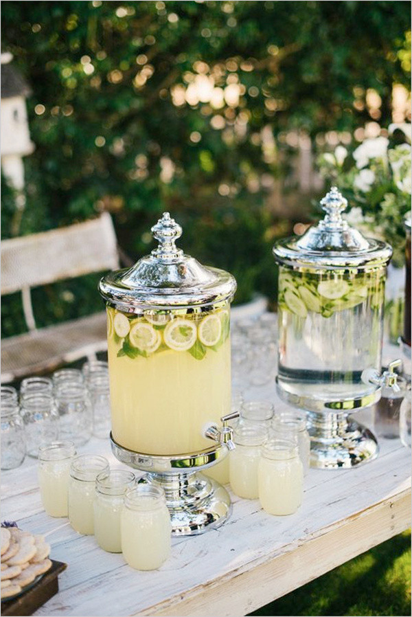 Garden Party Food And Drink Ideas
 15 Creative Ways to Serve Drinks for Outdoor Wedding Ideas