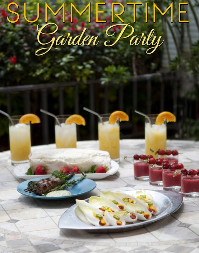 Garden Party Food And Drink Ideas
 Summertime Garden Party Menu