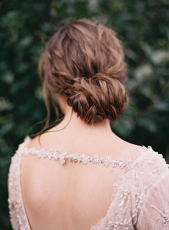 Garden Wedding Hairstyles
 Organic Outdoor Fall Wedding in the Mountains ce Wed