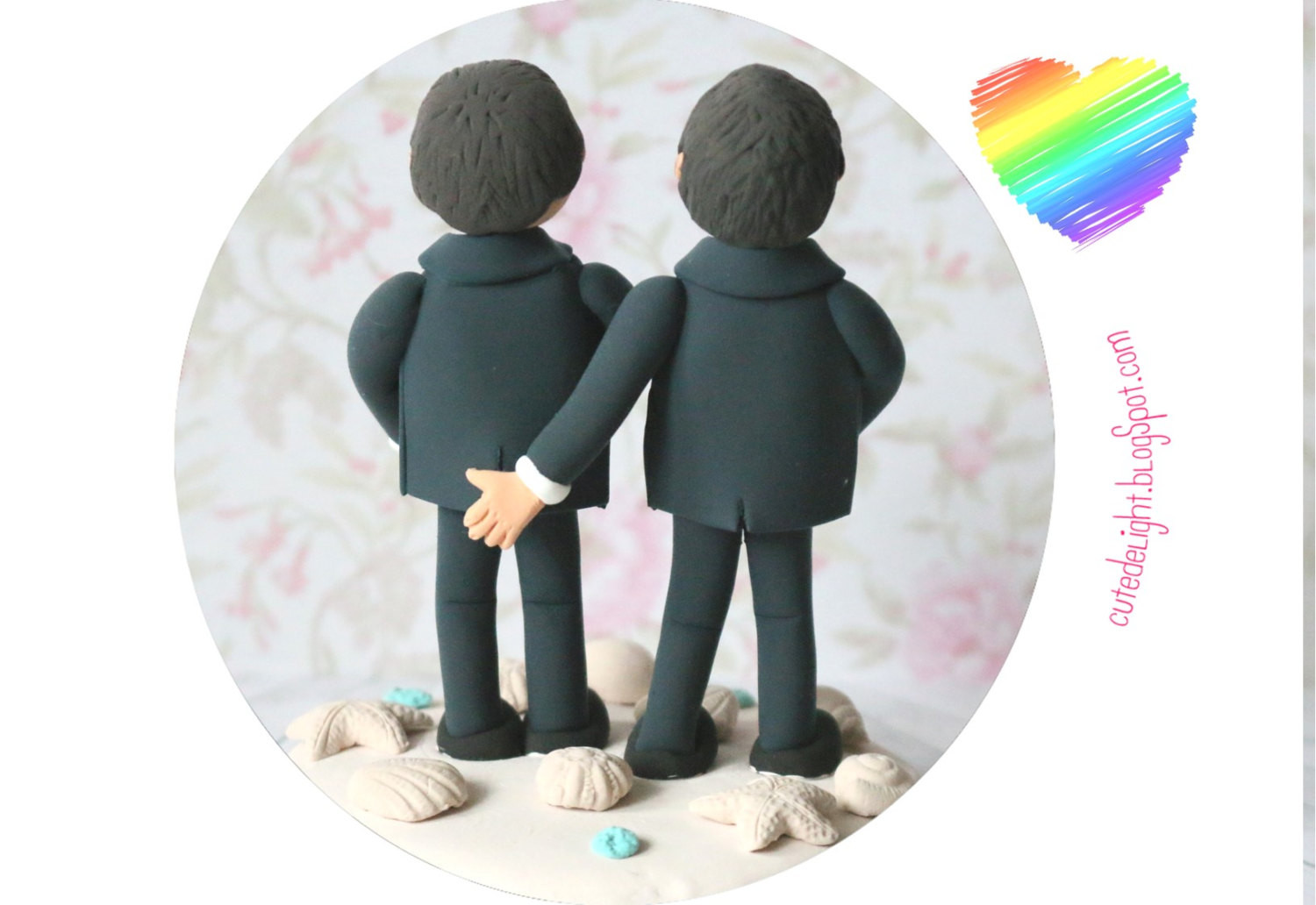 Gay Cake Toppers For Wedding Cakes
 Funny Gay Wedding Cake Toppers Grabbing but grooms wedding