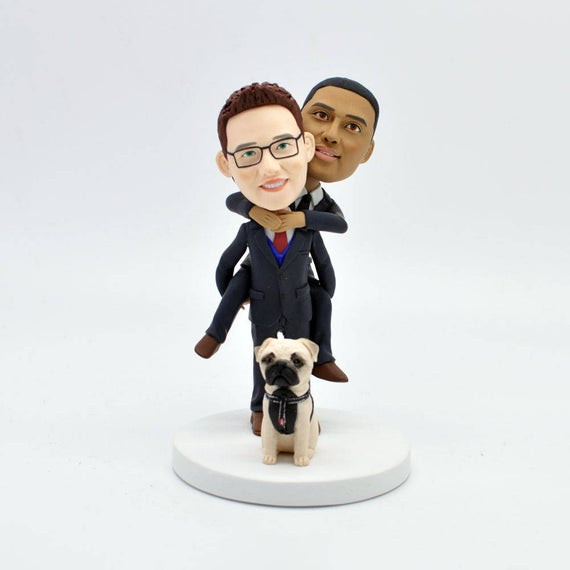 Gay Cake Toppers For Wedding Cakes
 Gay Wedding Toppers same cake topper2 grooms cake